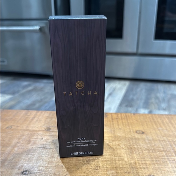 Tatcha Pure Camellia Cleansing Oil in Elegant Black Packaging - Picture 1 of 3
